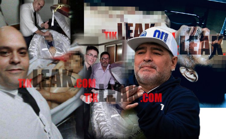 Diego Maradona leaked dead body Pics