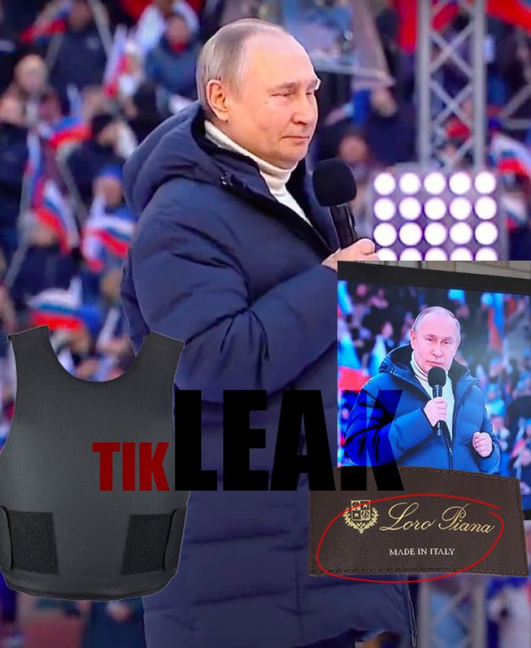 Putin at Luzhniki Down Jacket of Italian brand Loro Piana