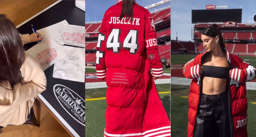 Kristin Juszczyk's Custom NFL Designs Make Waves in Football Fashion