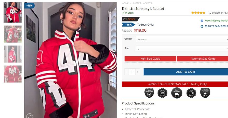 Get the Kristin Juszczyk Jacket Today for Just $118.00 - 46% Off!